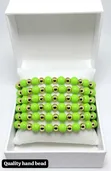Gold-Bead Stack Bracelets - Set of 6 - 4