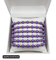 Gold-Bead Stack Bracelets - Set of 6 - 5