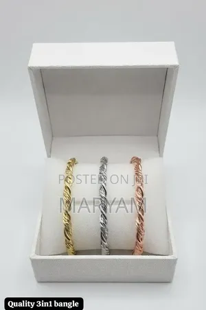 3-in-1 Twisted Bangle Set