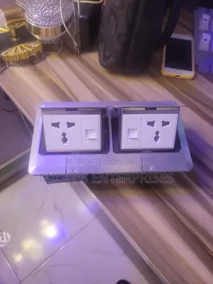 Original Metal Pop Up Floor Box Mai Soket 2 & Tashar Data 2