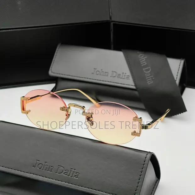Unisex John Dalia Oval Sunglasses - Multi-Colour - 1