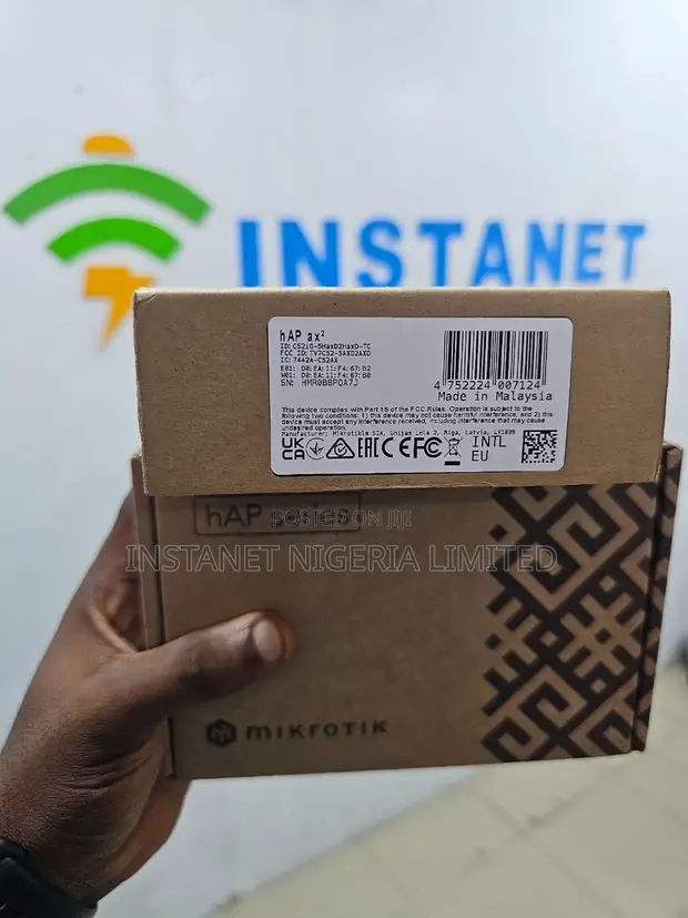 MikroTik hAP ax2 WiFi 6 Dual-Band Gigabit Router - 1