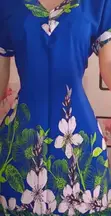 IjeStitches Blue Floral Bubu Gown (Ana Yi Bisa Umarni) - 2