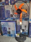 Eagle Prime Rechargeable Solar Fan with Light - 2
