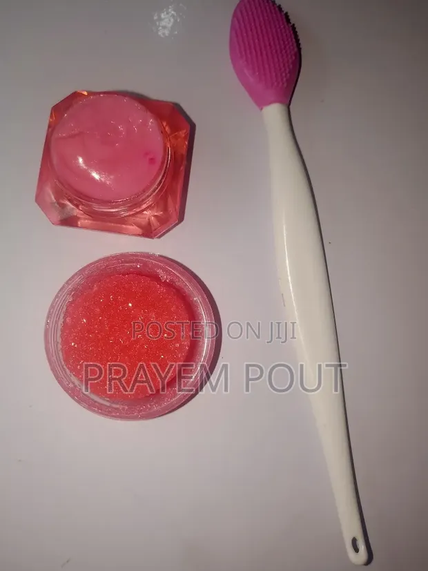 Lip Scrub, Brightening Cream & Brush Set - 1