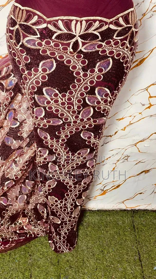 Quality Velvet Lace Fabric - Unisex - 1
