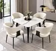 Home Interiors Modern Dining Set (Mai Zama 4) - 2