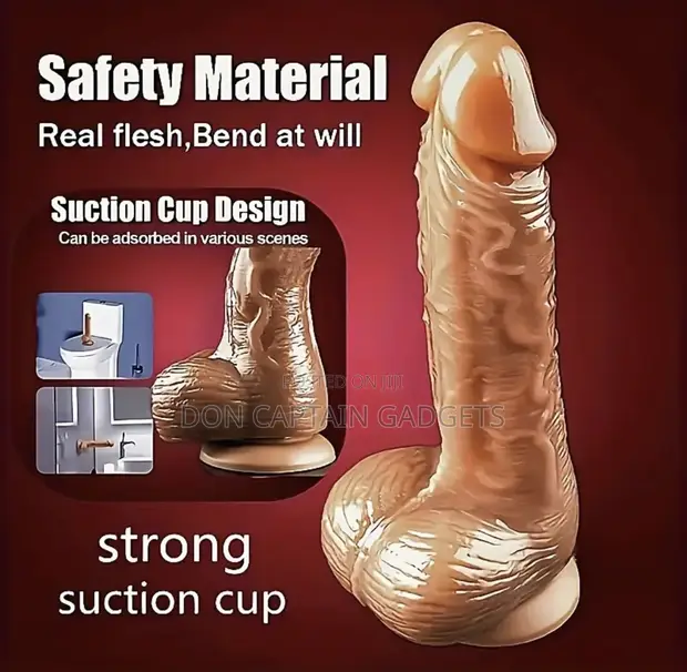 Realistic Penis Suction Cup Dildo for G-Spot Stimulation - 1