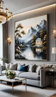 Home Interiors Multicolor Wall Art - Brand New - 1