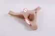 Strap-on Dildo - Brown Silicone - 5