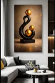 Home Interiors Multicolor Canvas Wall Art - 1