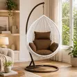 Farar Teardrop Hanging Egg Chair - 4