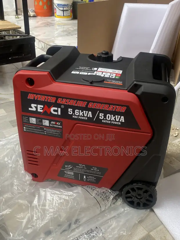 Senci 5.6KVA Soundproof Inverter Generator - Brand New - 1