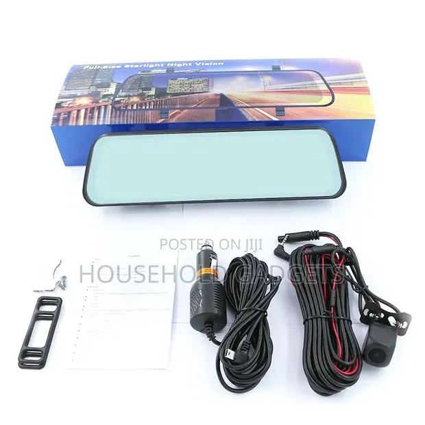 Full-Size Starlight Night Vision Dash Camera (Front & Rear) - 1