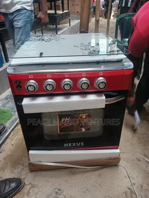 Nexus 60x60 4-Burner Gas Cooker with Oven & Grill