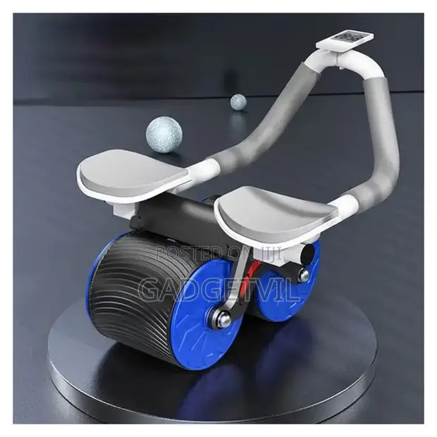 Automatic Rebound Abdominal Exercise Wheel with Timer - 1