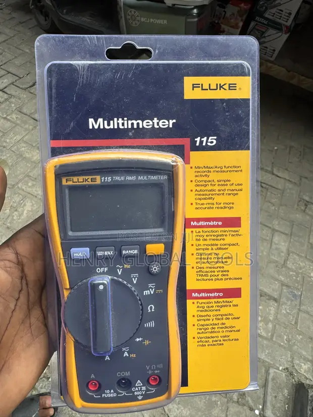 Fluke 115 True RMS Multimeter - Professional Electrical Tester - 1