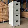 Boss Office Products White 4-Drawer Metal Filing Cabinet - 1