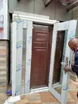 Kofa Mai Gilashi 4ft Mai Tsaro Da Kofa Ta Cikin Karfe - 2