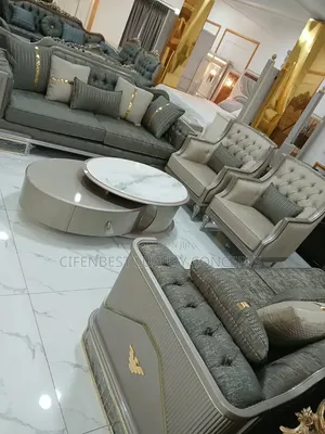 Contemporary 8-Seater Turkey Sofa Set with Centre Table