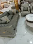 Contemporary 8-Seater Turkey Sofa Set with Centre Table - 2