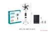Winning Star 18" Rechargeable Mist Fan with Solar Panel & Bulbs - 1