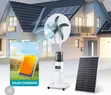 Winning Star 18" Rechargeable Mist Fan with Solar Panel & Bulbs - 3