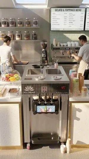 Brand New Table Top Ice Cream Machine