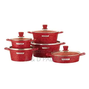 10pcs American Taurus Marble Die-Cast Queen Time Cooking Pot Set