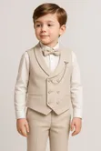 Tuxedo Turkey Kids Suit - Carton Brown 3pcs Set - 2