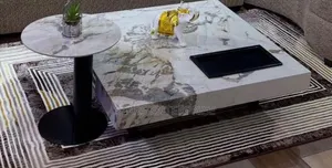 Modern Marble Top Centre Table - Brand New