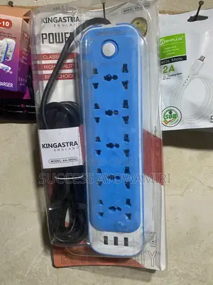 Kingastra 5-Way Power Extension Socket with 3 USB Ports