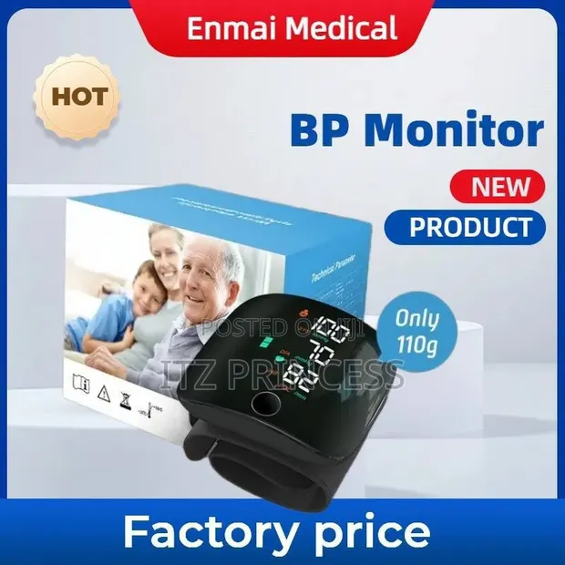 Wrist Rechargeable Blood Pressure Monitor - 1