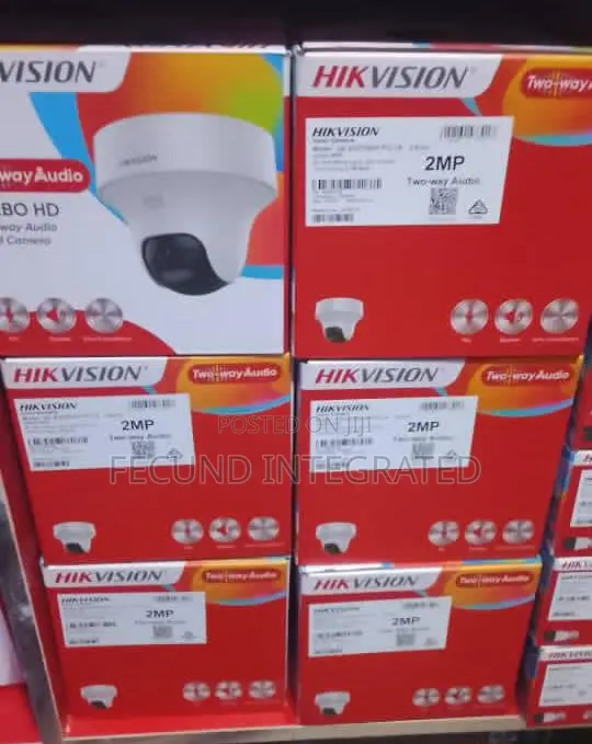 Hikvision 2MP Analog Kamara mai Sauraren Magana Biyu - 1