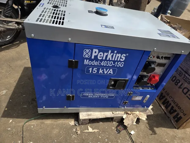 Perkins 15kVA Three-Phase Diesel Soundproof Generator - 1