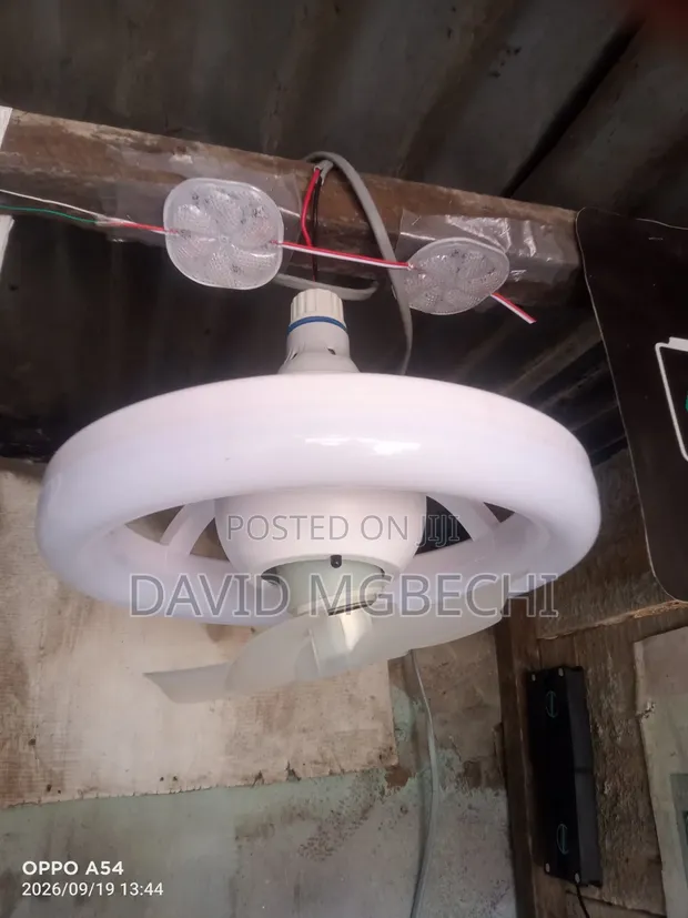LED Fan Light with 360° Rotation - 1