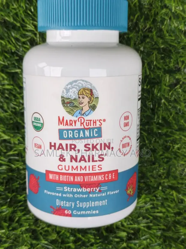 MaryRuth's Organics Hair, Skin & Nails Gummies with Vitamin C & E - 1