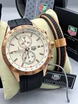 Cartier Quartz Watch - Genuine Leather Band - 3