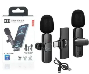 K11 Dual Wireless Lavalier Microphone (Type-C)