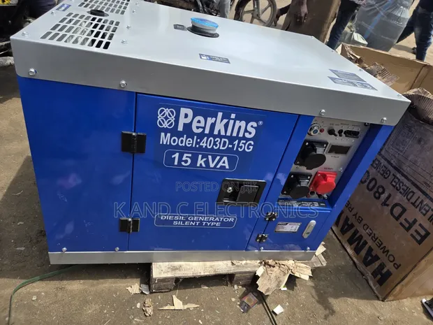 Perkins 15kVA Soundproof Diesel Generator - Three Phase - 1