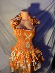 Ready To Wear Classic Short Gown - Orange - 1
