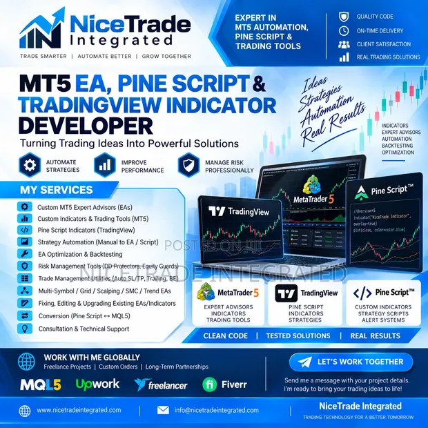 MT5 EA & TradingView Developer | NiceTrade Integrated - 1