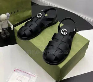 Black Gucci Sandals - Men's Size 40-46