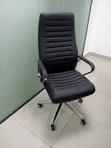 Boss Office Products Executive Office Chair - Black Leather - 2