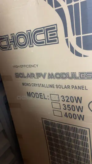 Choice Monocrystalline Solar Panels - 320W, 350W, 400W