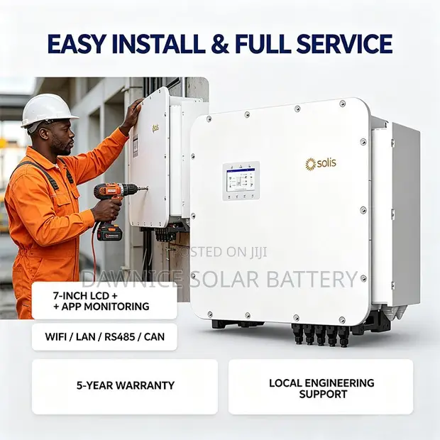 Solis S6-EH3P125K-H 125kW Hybrid Solar Storage Inverter - 1