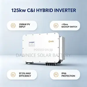 Solis 125kW Hybrid Inverter UPS-Class Backup Power