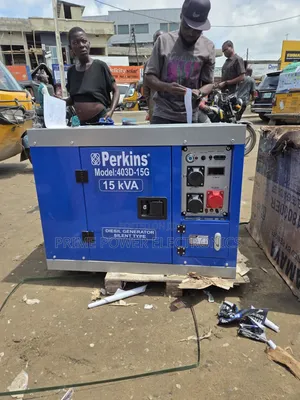 Perkins 15kVA Three-Phase Generator - Soundproof