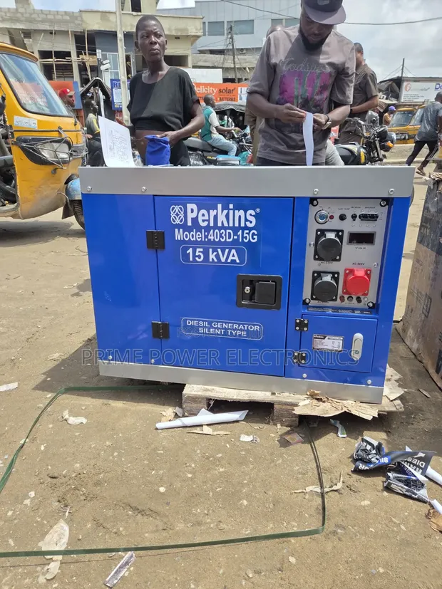Sabon Perkins 15kVA Soundproof Diesel Generator - 1