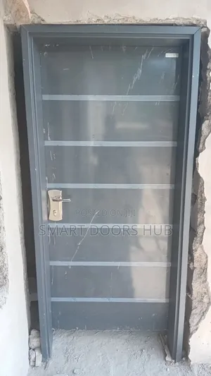 Israeli Milan Front Door - White Steel